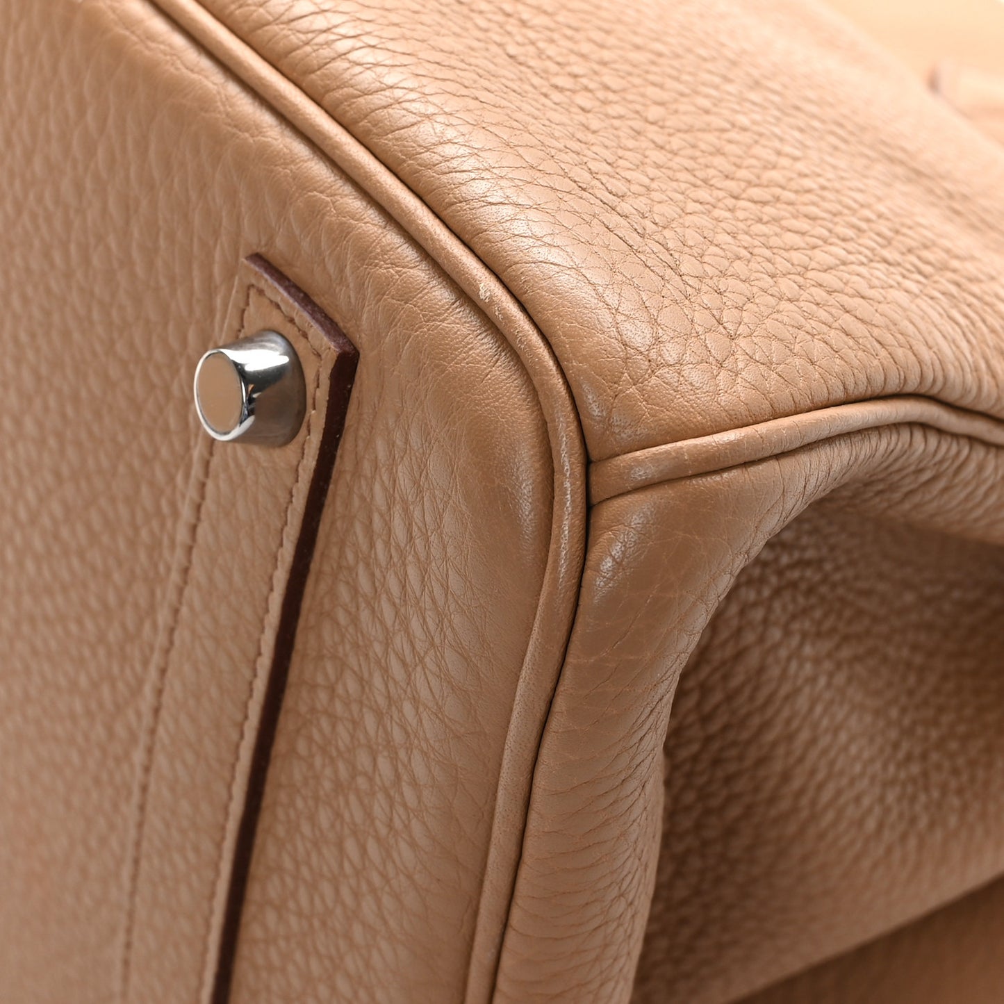 Taurillon Clemence BIRKIN 35 Camel Tabac