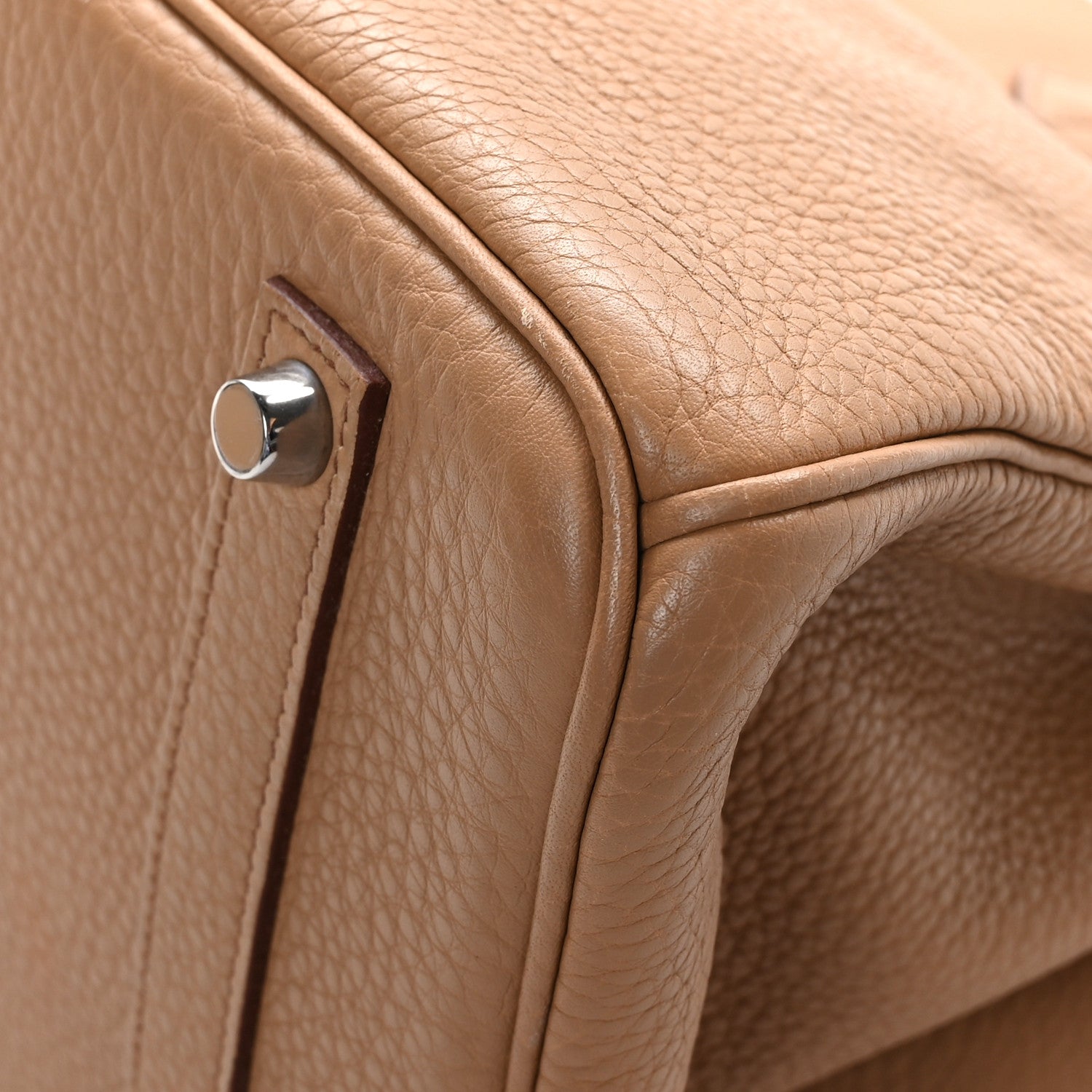 Hermes Taurillon Clemence BIRKIN 35 Camel Tabac 12 of 13