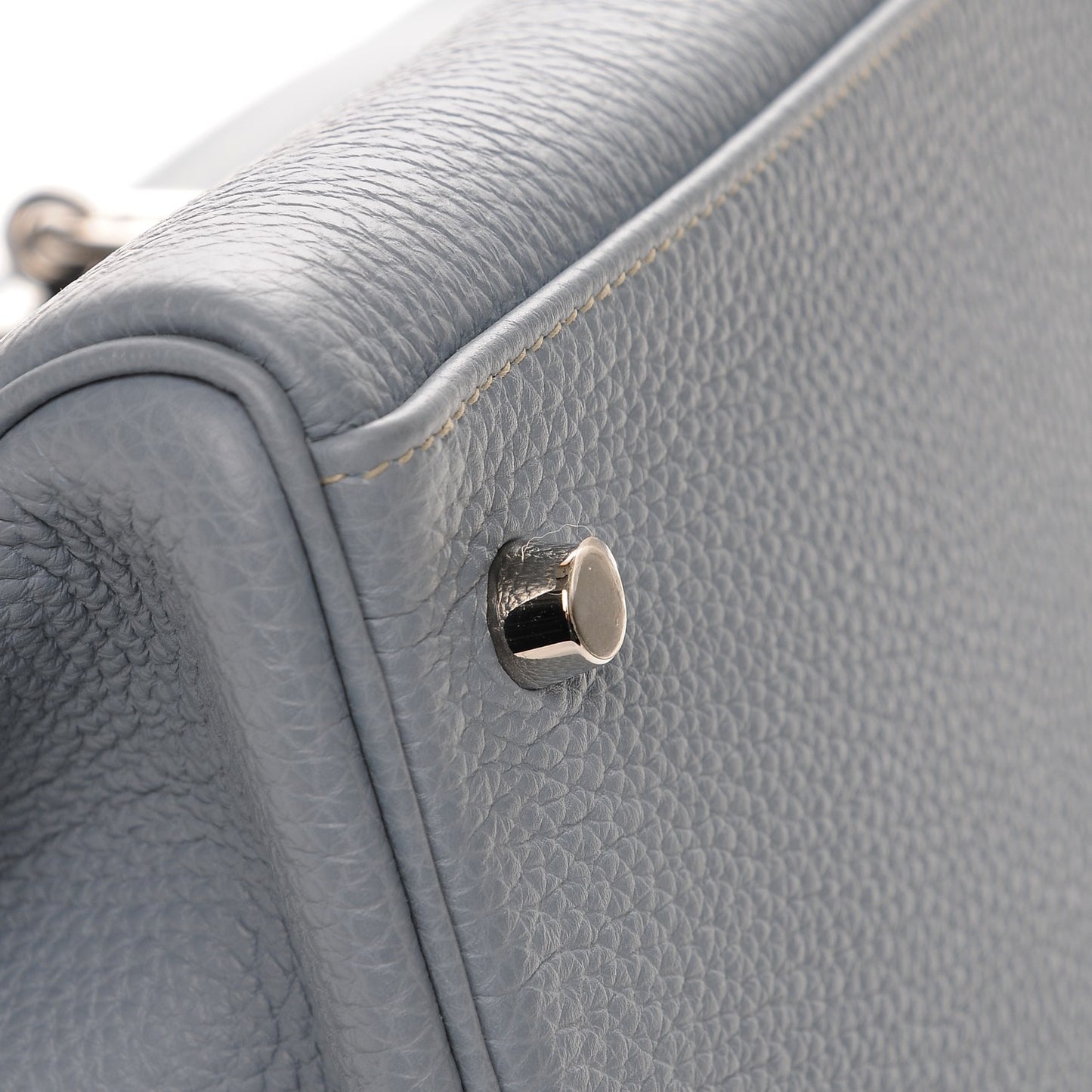 Togo Shoulder Kelly 40 Bleu Lin