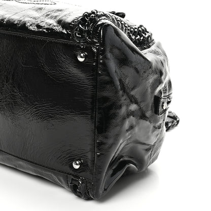 Chanel Patent Large Luxe Ligne Bowler Black 10 of 10