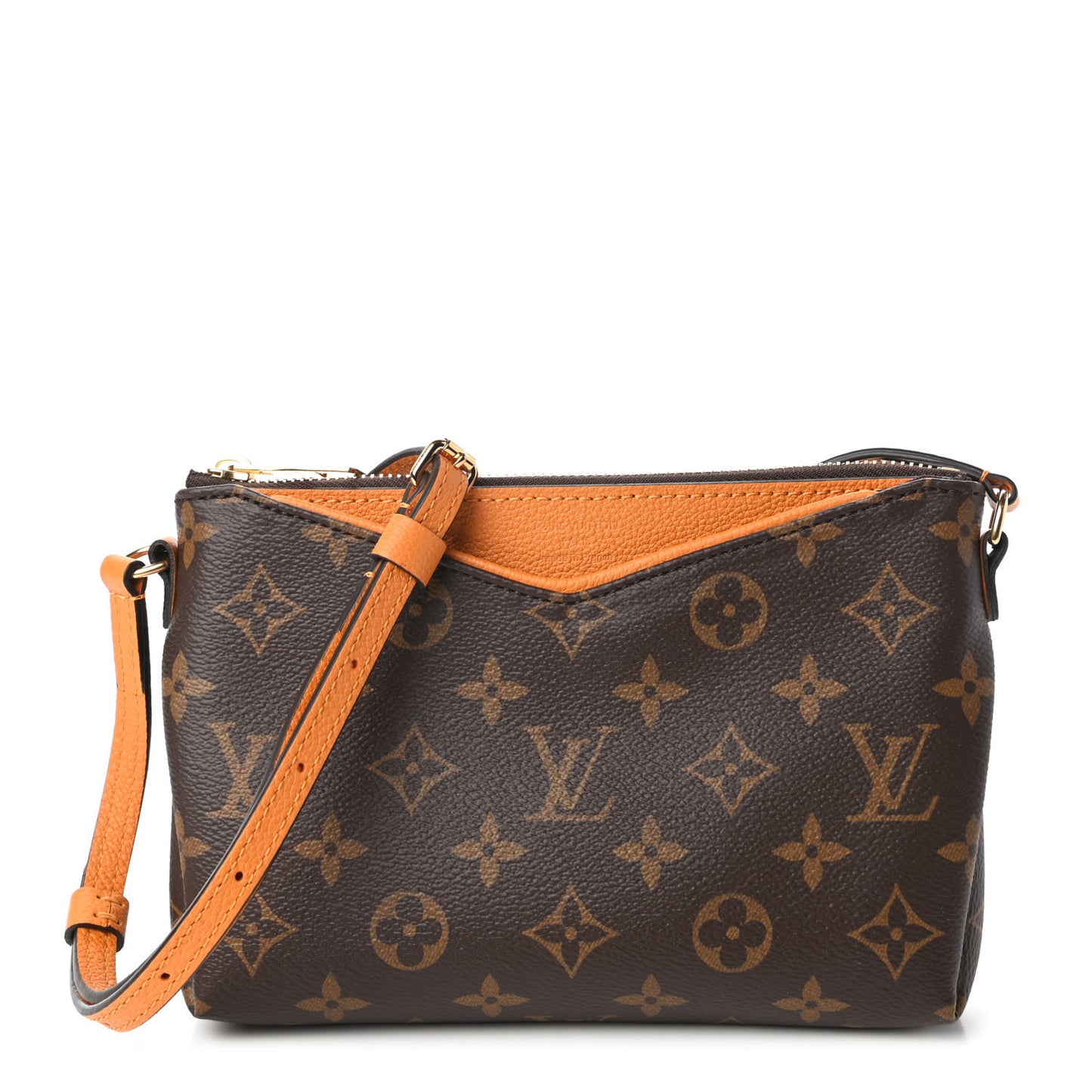 Monogram Pallas Clutch Saffron