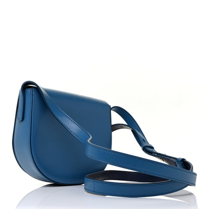 Salvatore Ferragamo Calfskin Gancini City Crossbody Azure Navy 2 of 8