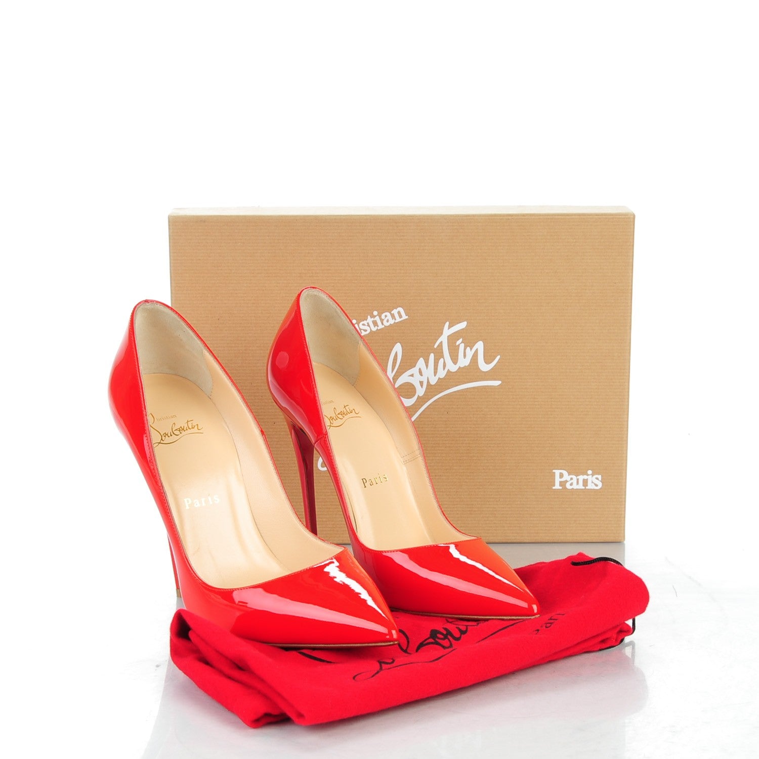 Christian Louboutin Patent So Kate 120 Pumps 38.5 Corazon 14 of 14