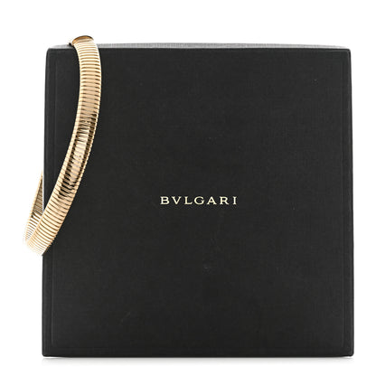 Bulgari 18K Yellow Gold Stainless Steel Tubogas Collar Necklace 3 of 3