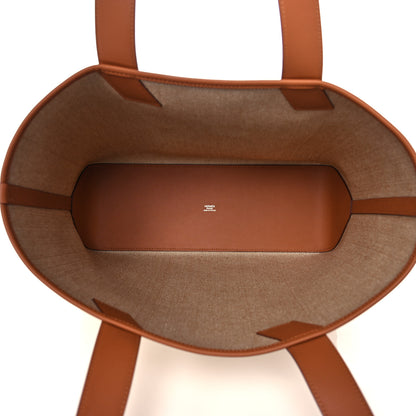 Hermes Swift H Canvas Cabas H En Biais 40 Ecru Naturel Gold 5 of 10