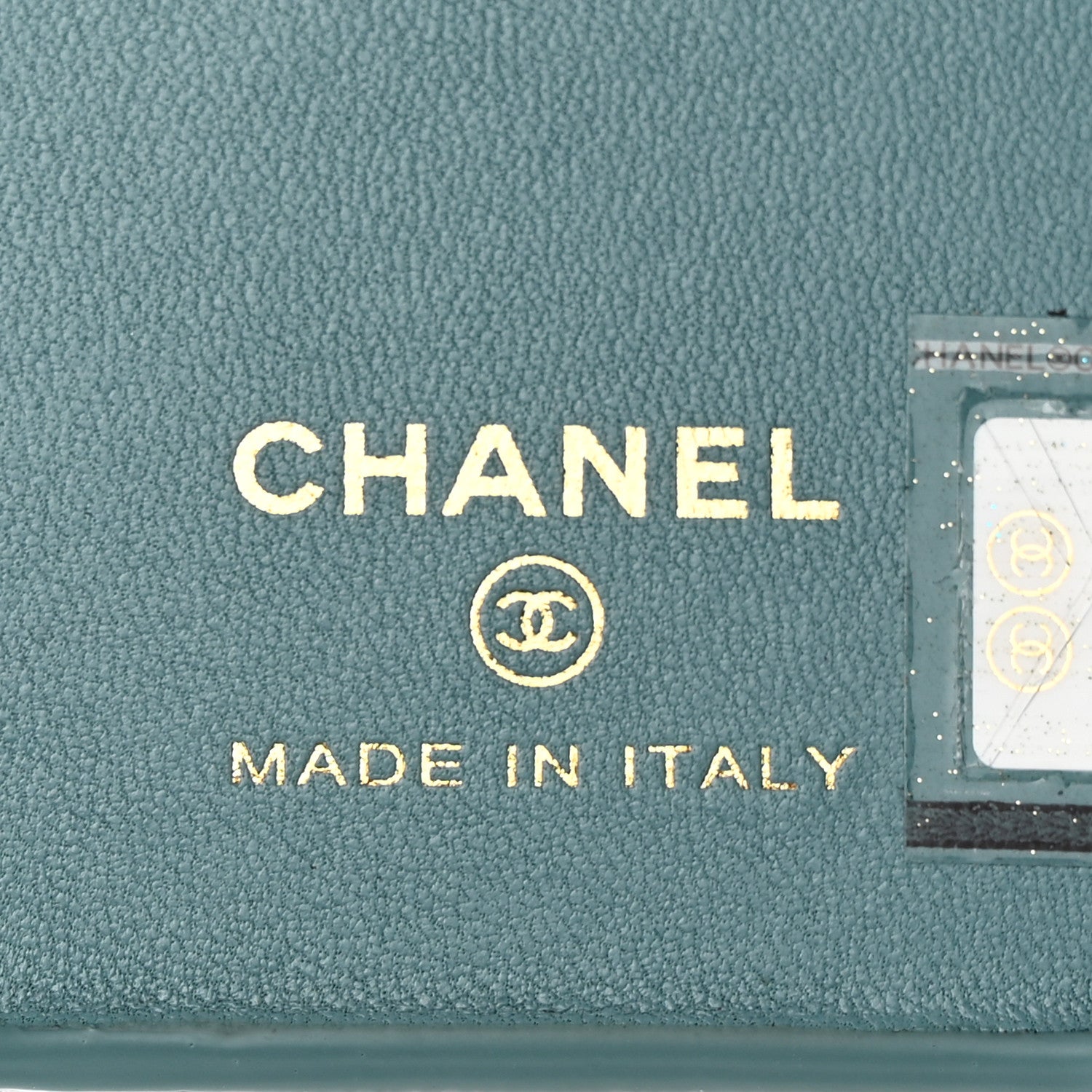 Chanel Tweed Quilted iPhone XII Pro Case With Chain Turquoise Purple White Red 5 of 10
