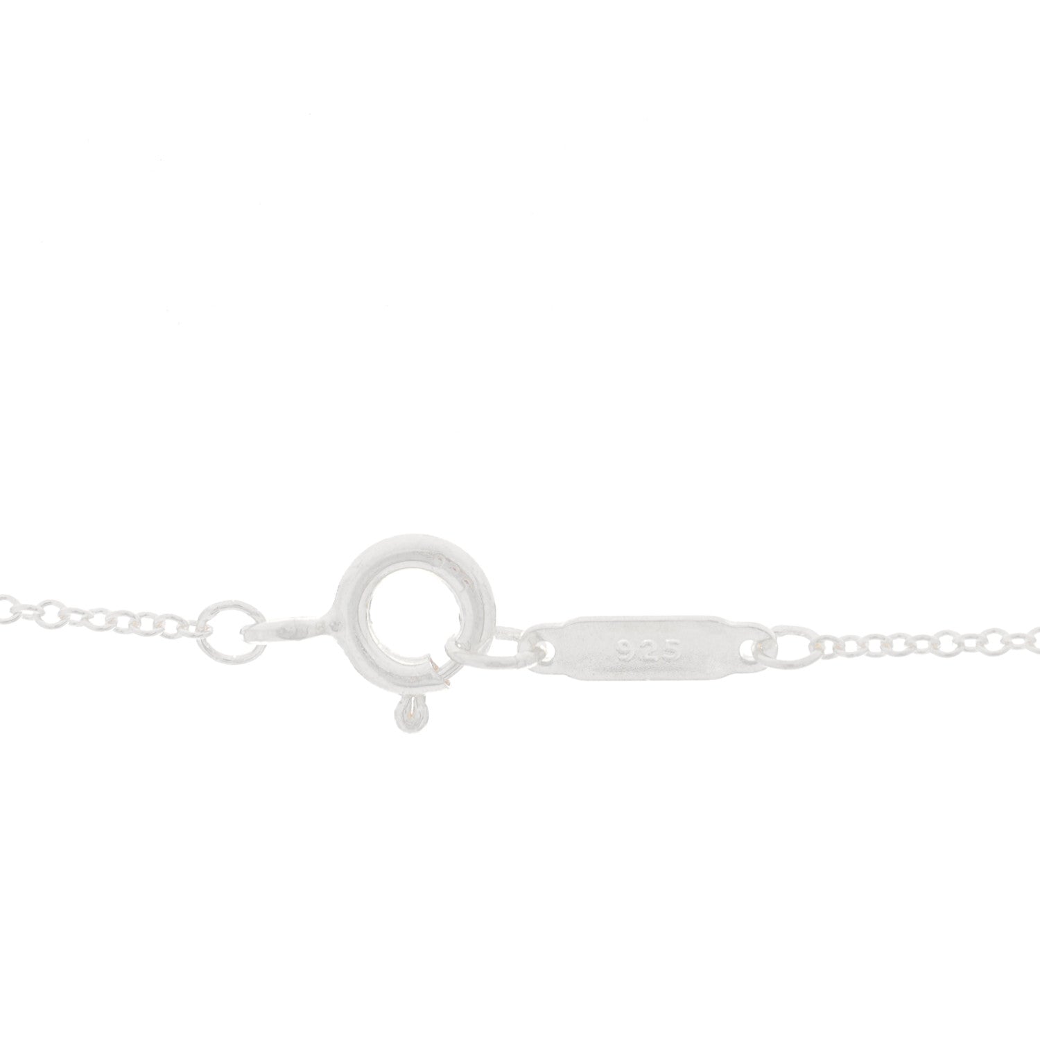 Tiffany Sterling Silver Enamel Gift Box Charm Necklace Blue 4 of 4