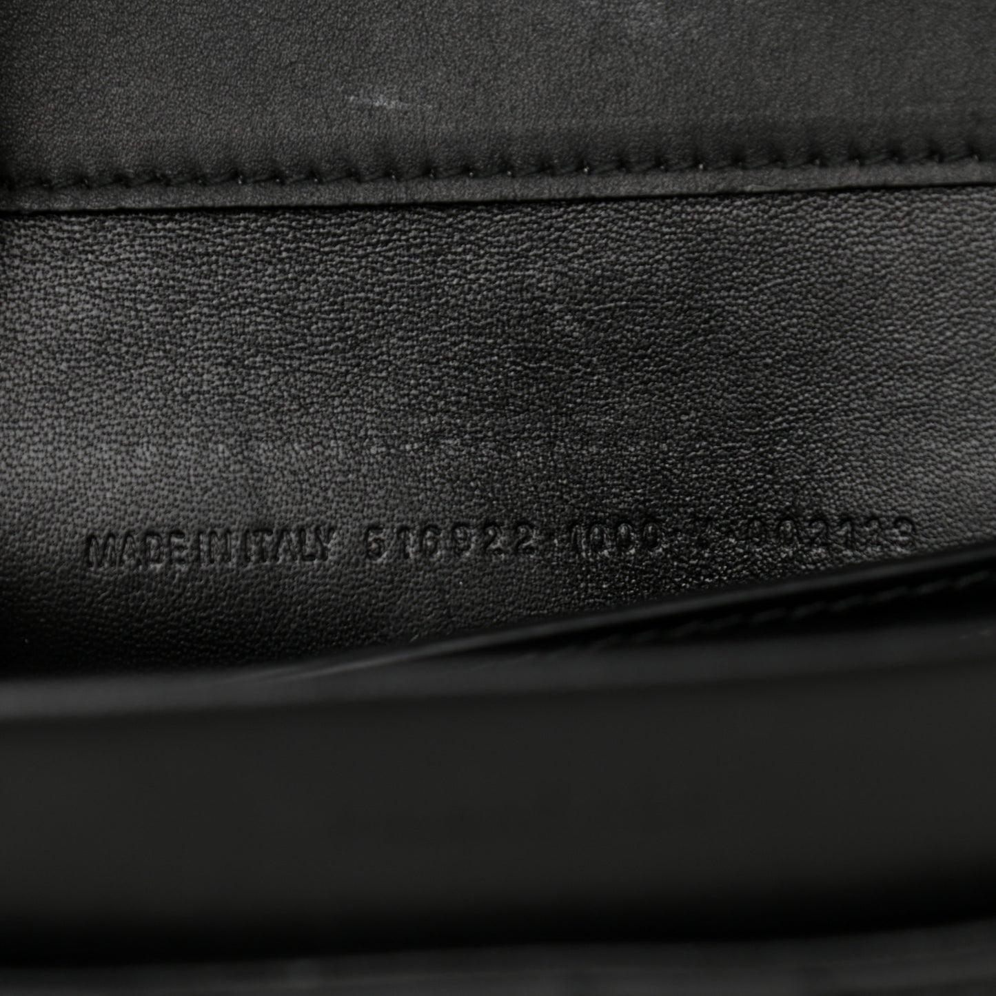 Calfskin Logo Matelasse Large Round Shoulder Bag Black