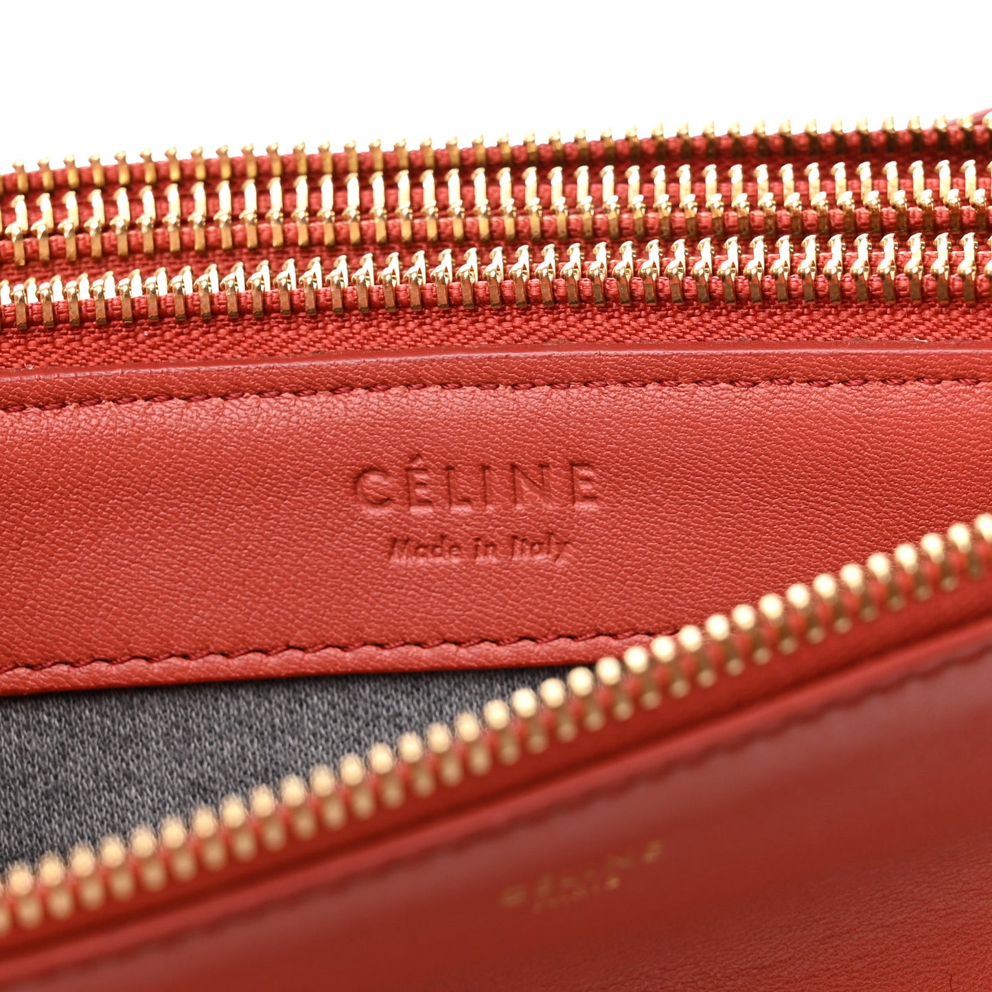 Lambskin Large Trio Crossbody Bag Copper