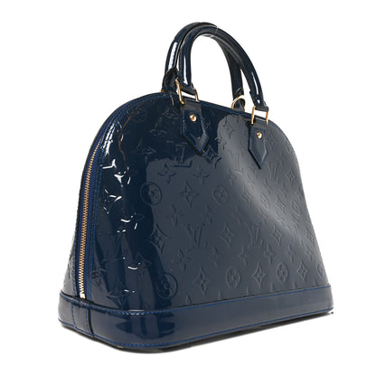 Louis Vuitton Vernis Alma PM Grand Blue 3 of 9