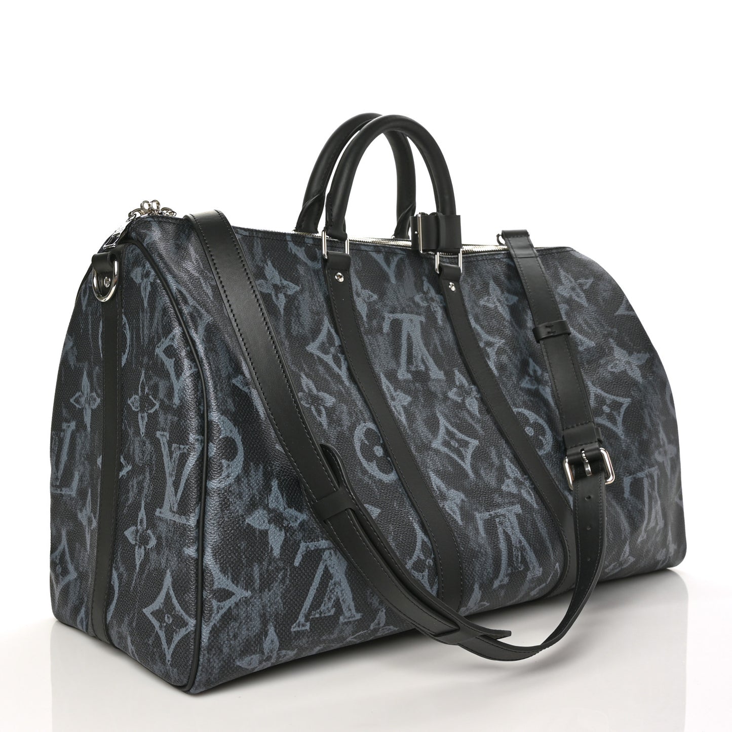 Monogram Pastel Keepall Bandouliere 50 Black