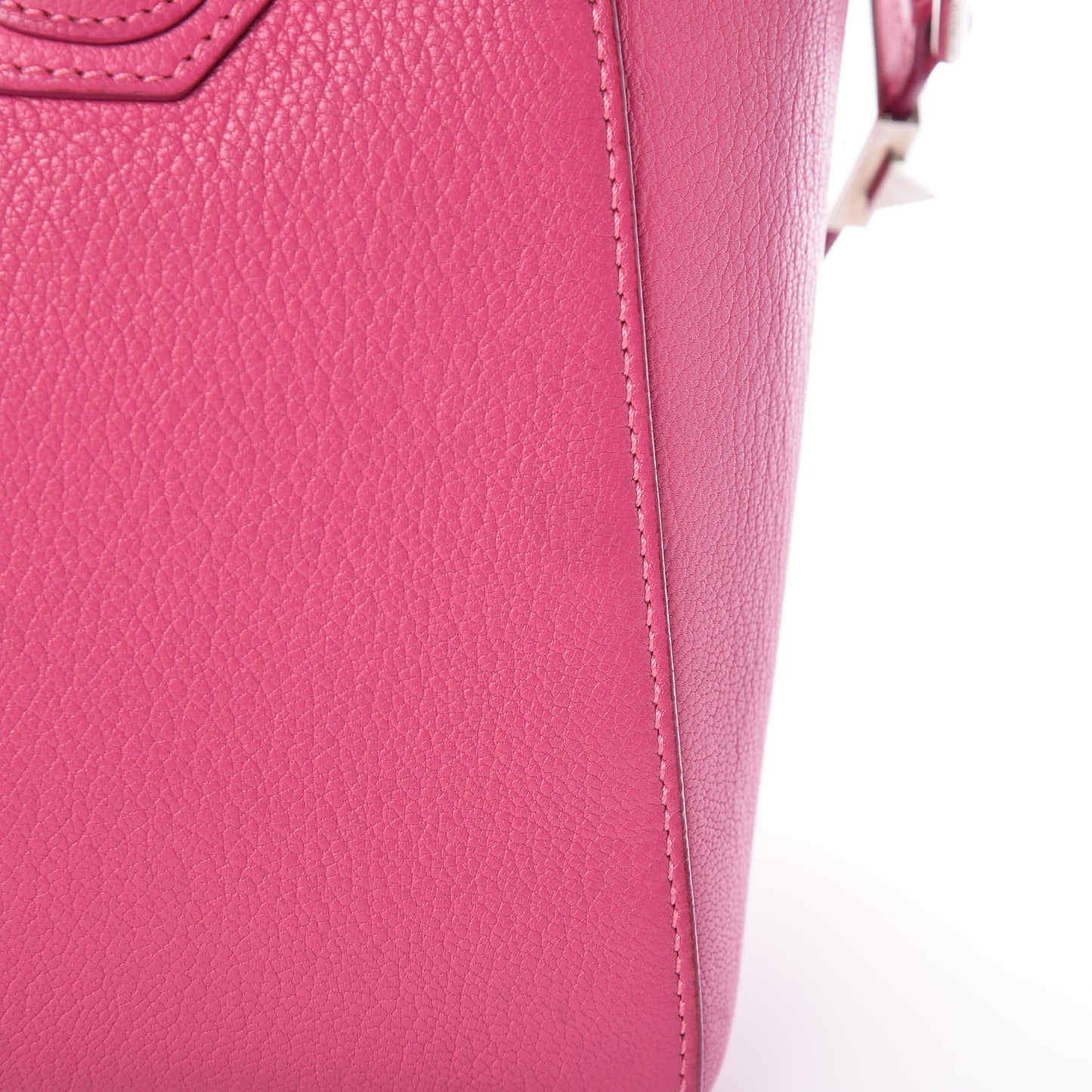 Sugar Goatskin Small Antigona Fuchsia