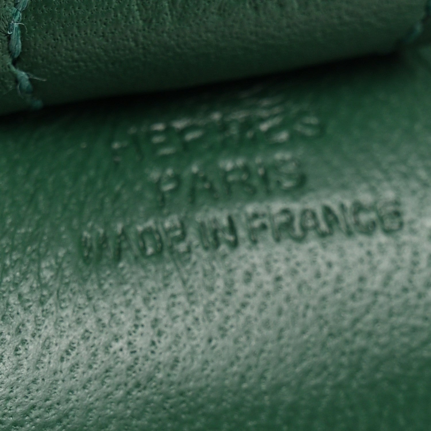 Hermes Milo Lambskin Grigri Rodeo Horse Bag Charm PM Vert Moyen 3 of 5