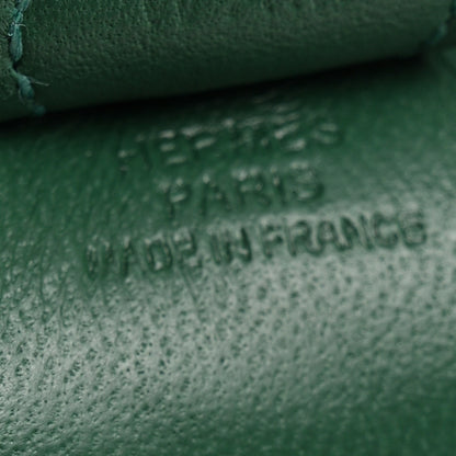 Hermes Milo Lambskin Grigri Rodeo Horse Bag Charm PM Vert Moyen 3 of 5