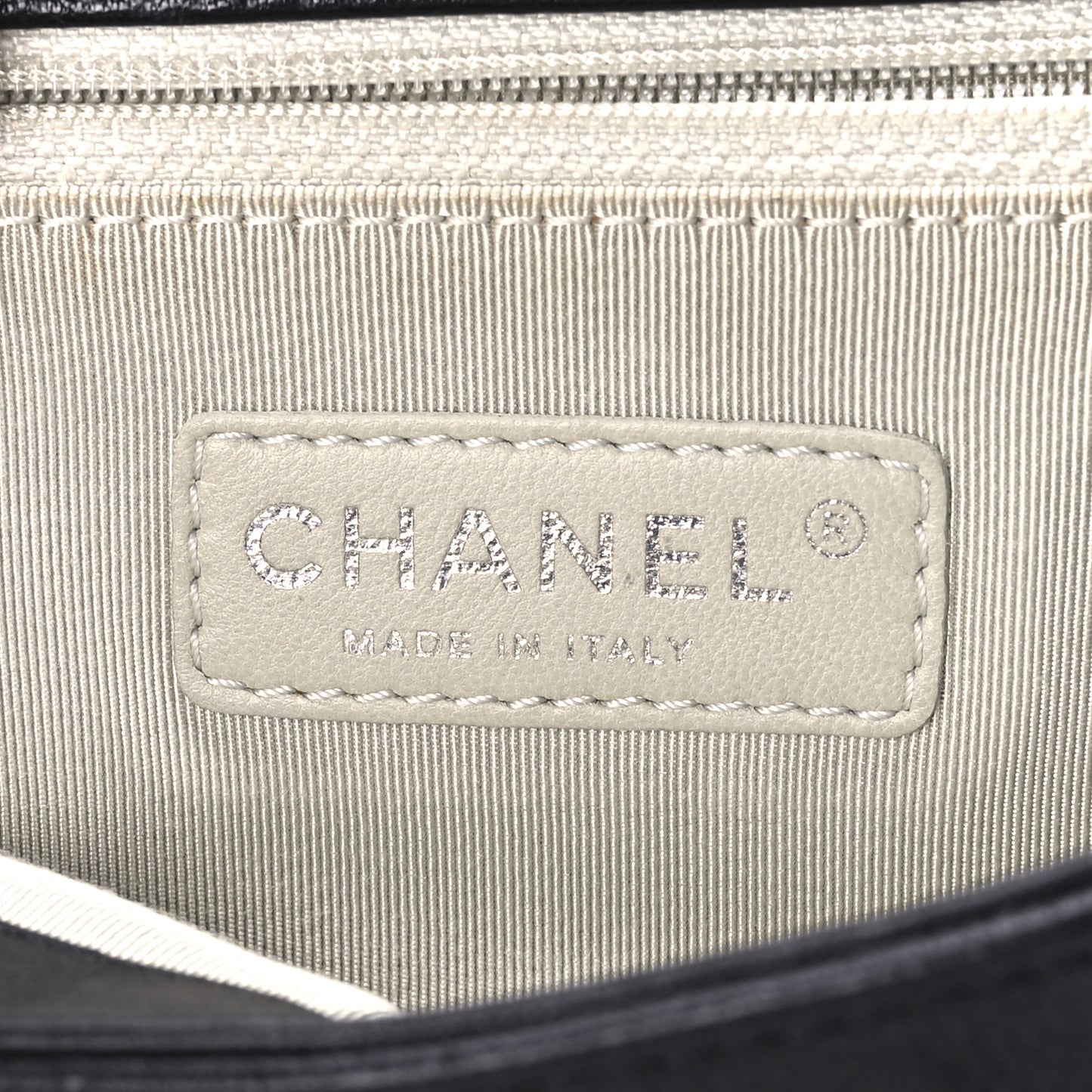 Washed Lambskin Quilted Mini Chain Around Flap Black