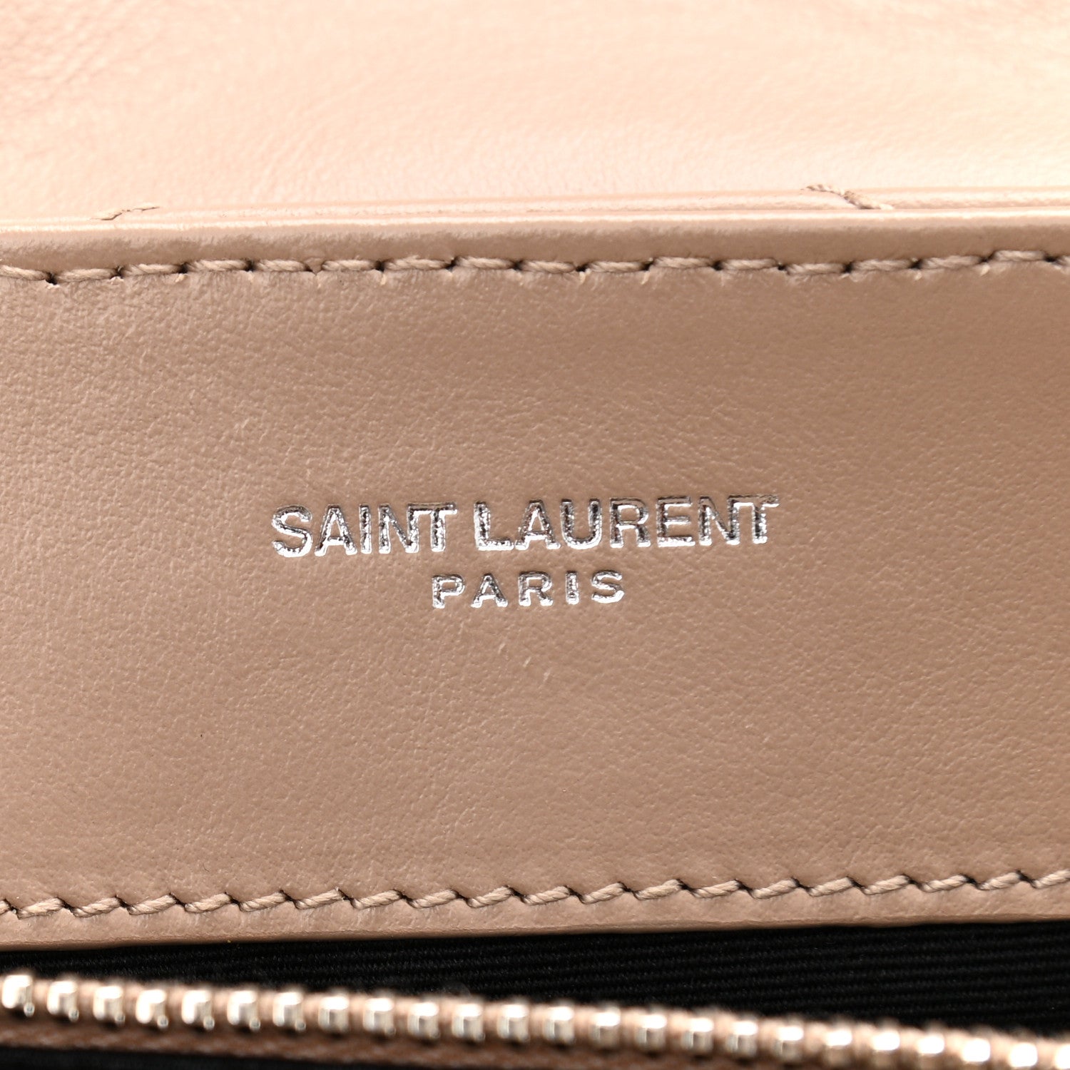 Saint Laurent Calfskin Y Quilted Monogram Small Loulou Chain Satchel Mink 5 of 10