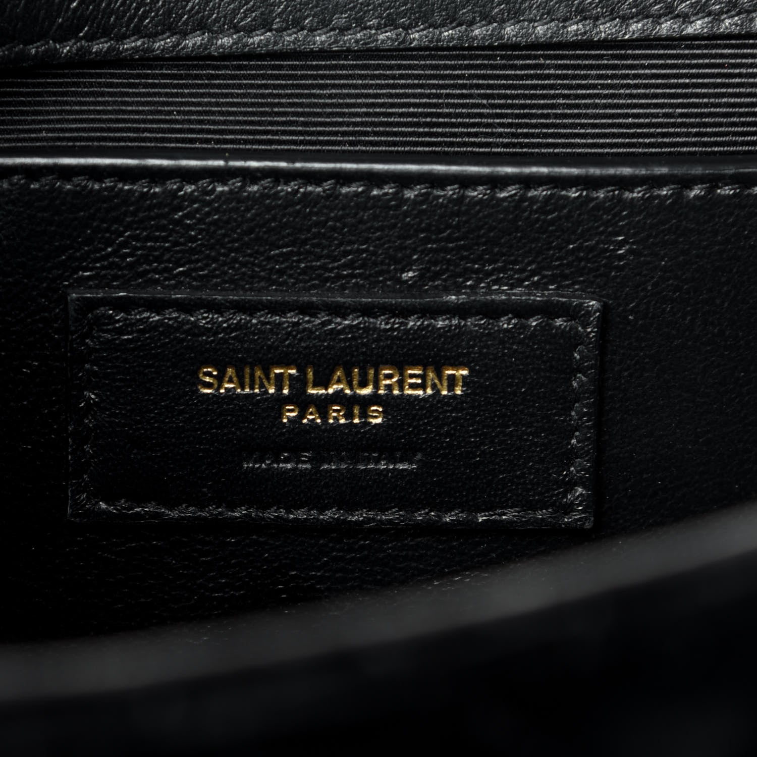 Saint Laurent Velvet Tri-Quilt Monogram Medium College Bag Black 6 of 9
