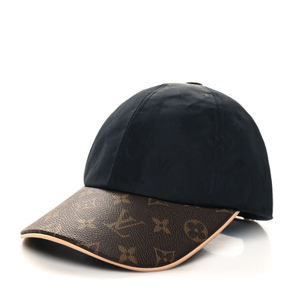 Louis Vuitton Polyester Silk Monogram LV Get Ready Cap M Black 1 of 8