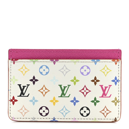 Louis Vuitton LV X TM Monogram Multicolor Card Holder Kawaii Pink 1 of 6