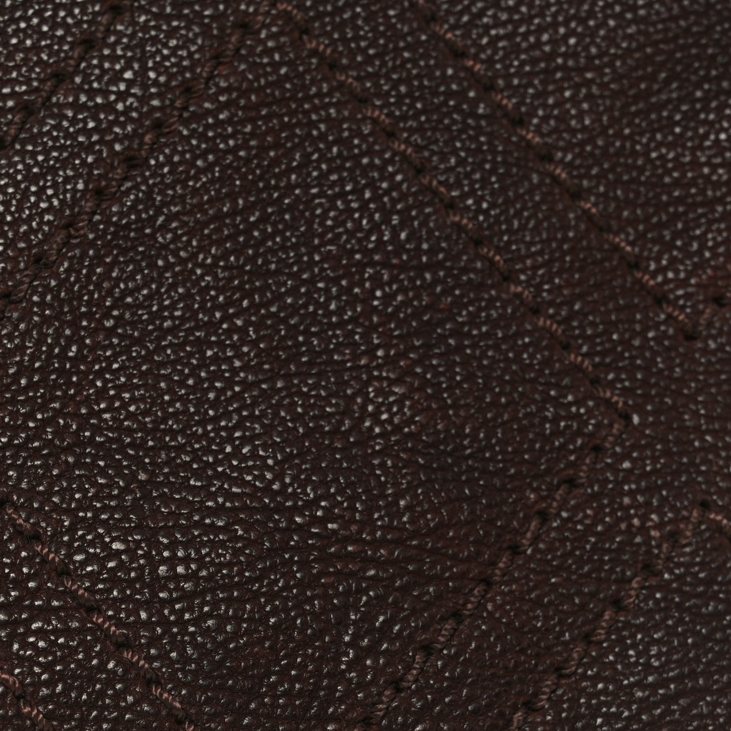 Chanel Calfskin Diamond Stitch Accordion Flap Brown 11 of 11