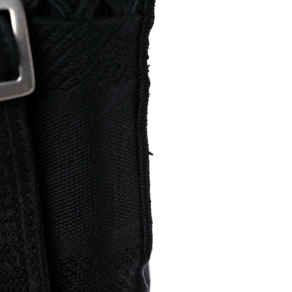 Christian Dior Canvas Embroidered Mesh Diorcamp Messenger Black 14 of 14