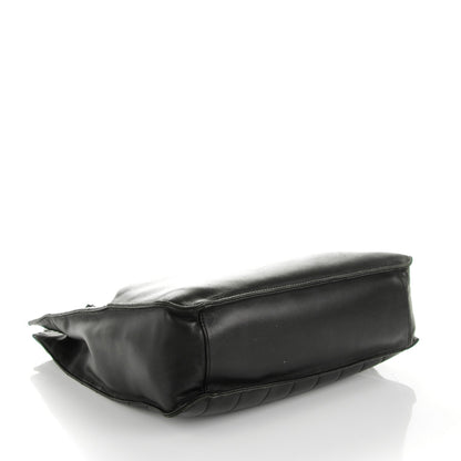 Chanel Lambskin Square Stitched Tote Black 4 of 9