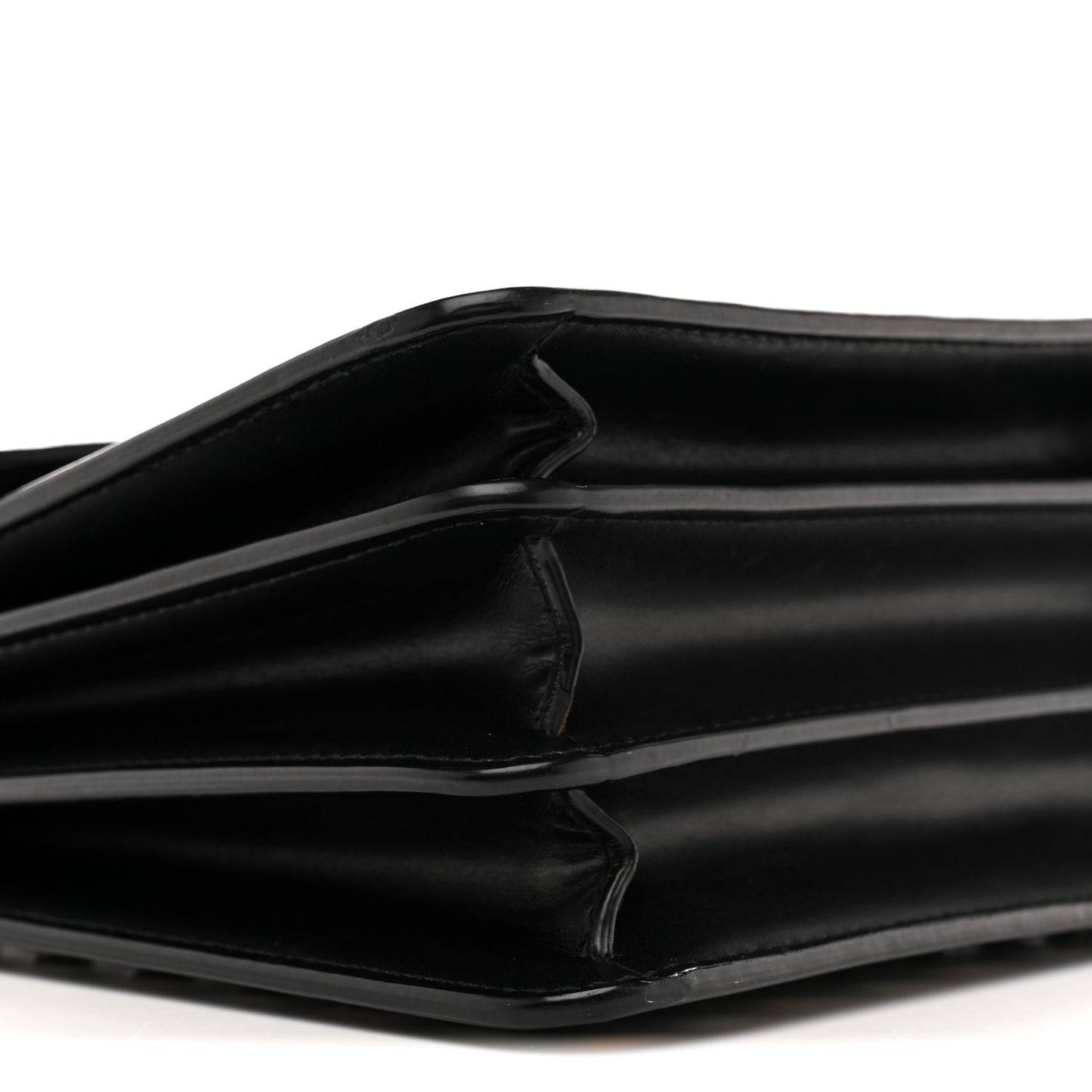 Calfskin Studded Serpenti Forever Top Handle Black