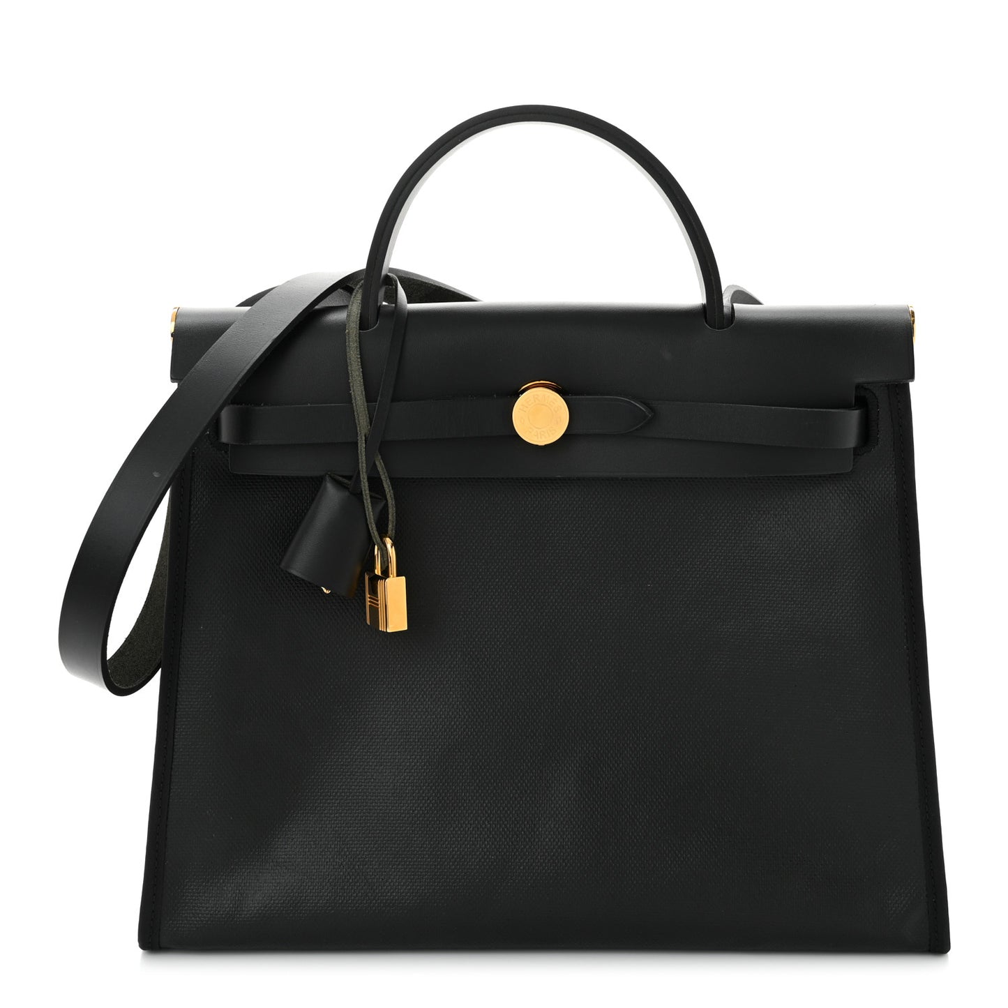 Toile H Berline Vache Hunter Herbag Zip PM 31 Black Ecru