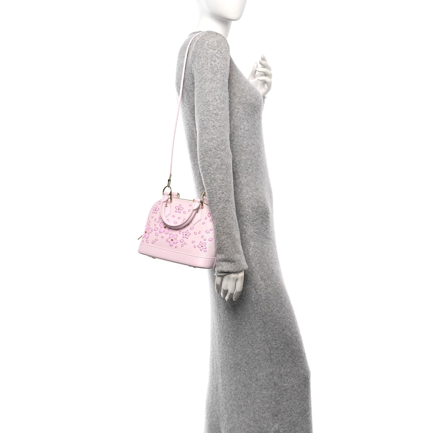 LV X TM Epi Cherry Blossom Alma BB Pink