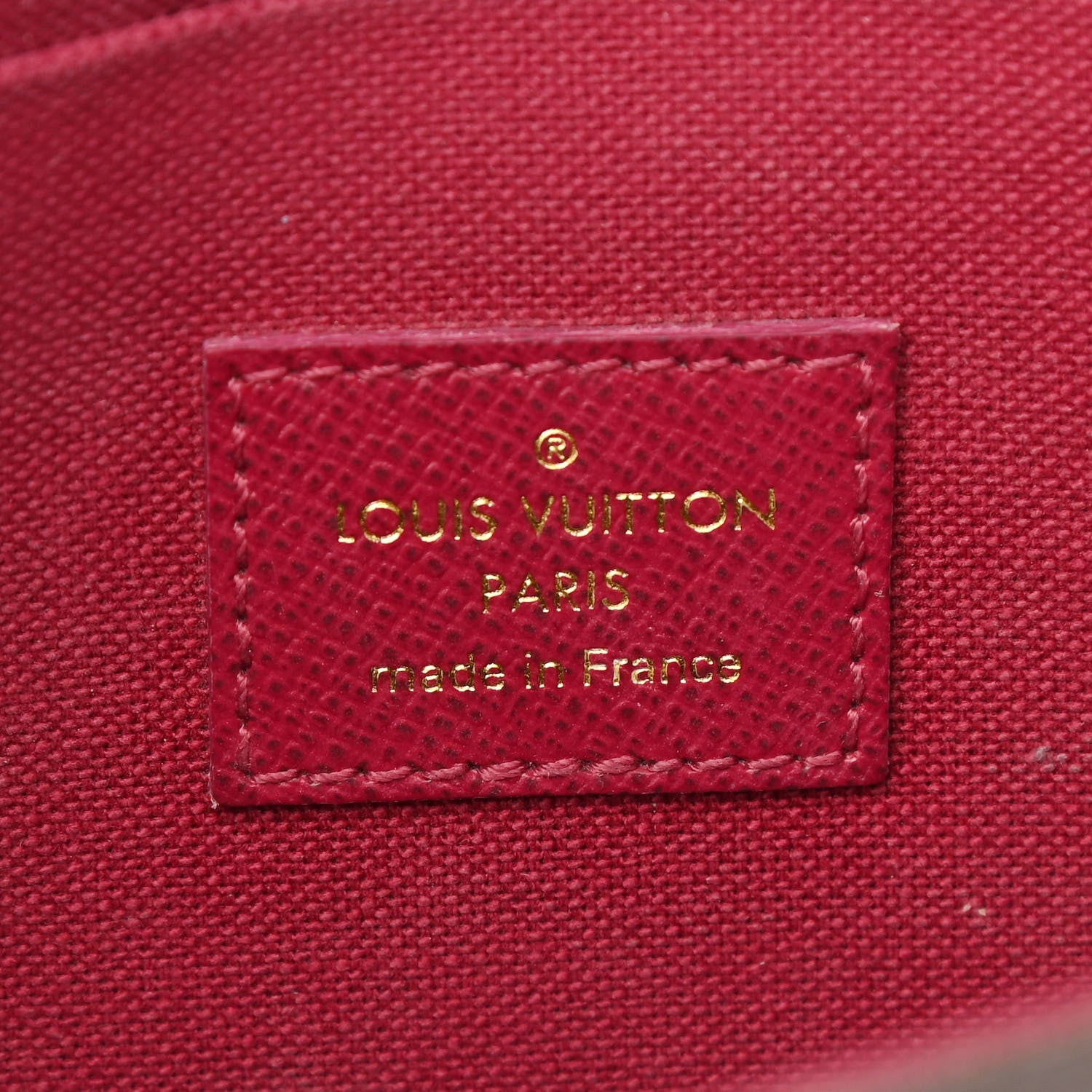 Louis Vuitton Monogram Pochette Felicie Chain Wallet Fuchsia 6 of 12