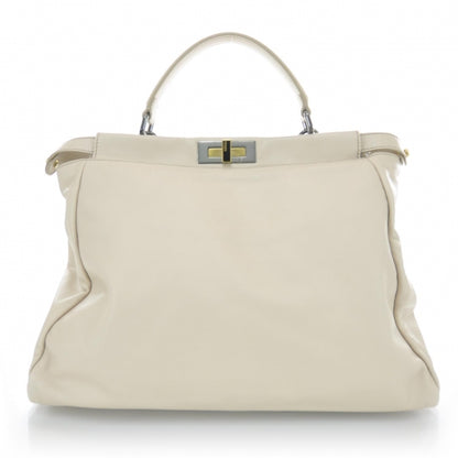 Fendi Nappa Large Peekaboo Iconic Satchel Pink 1 of 9