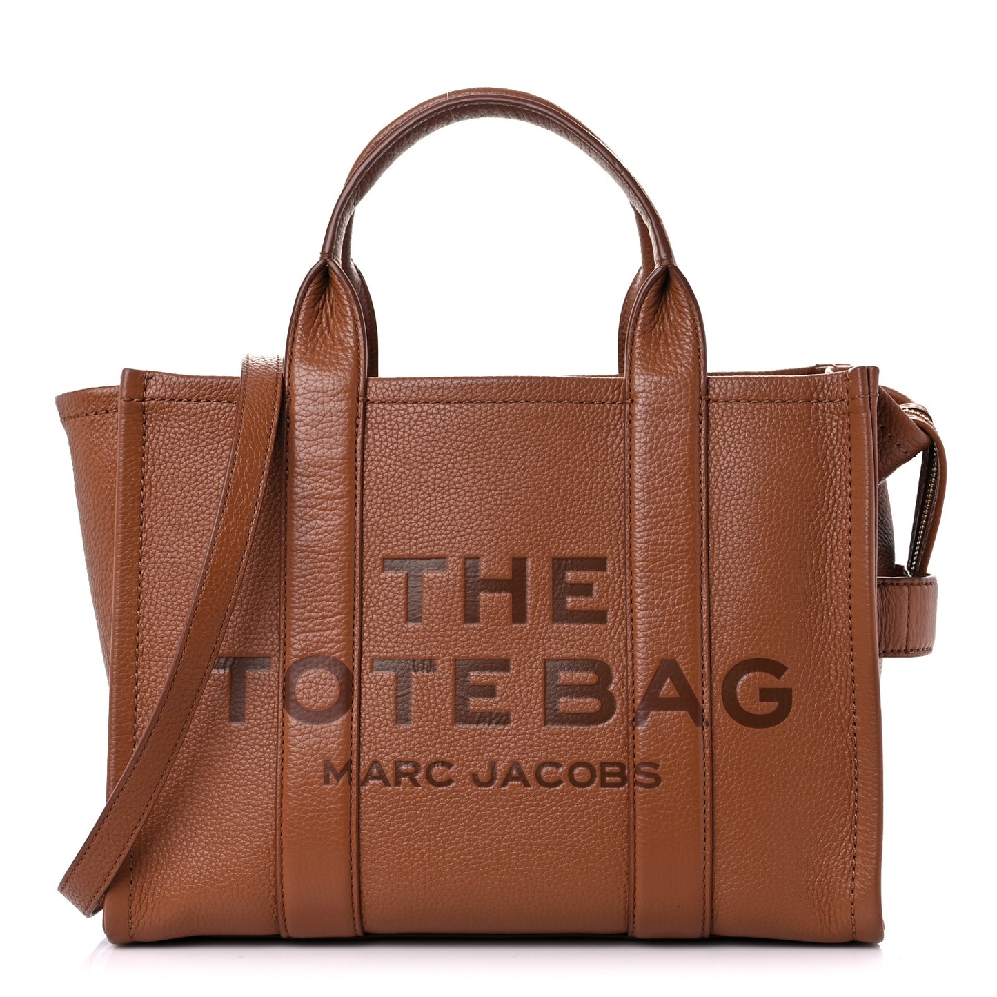 Grained Calfskin Medium The Tote Bag Argan Oil