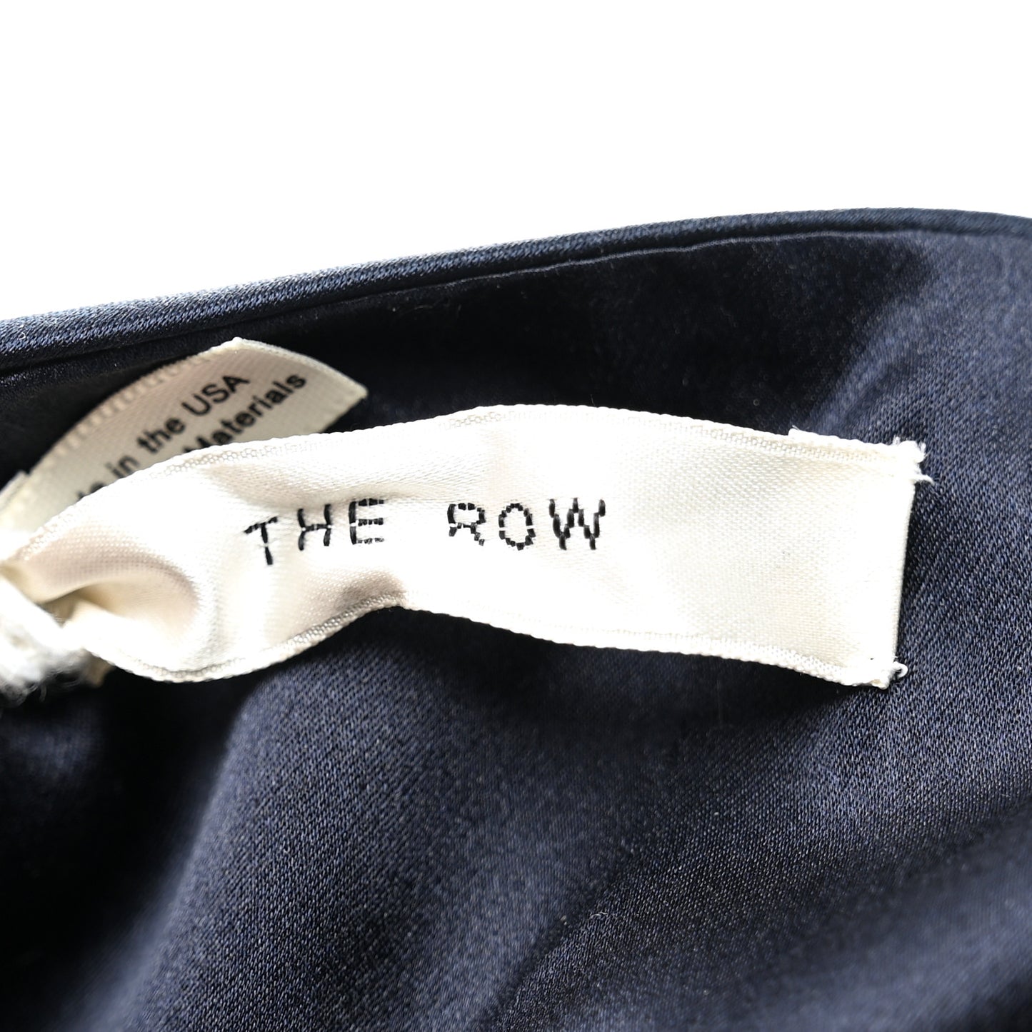 Satin Small Ascot Bag Navy
