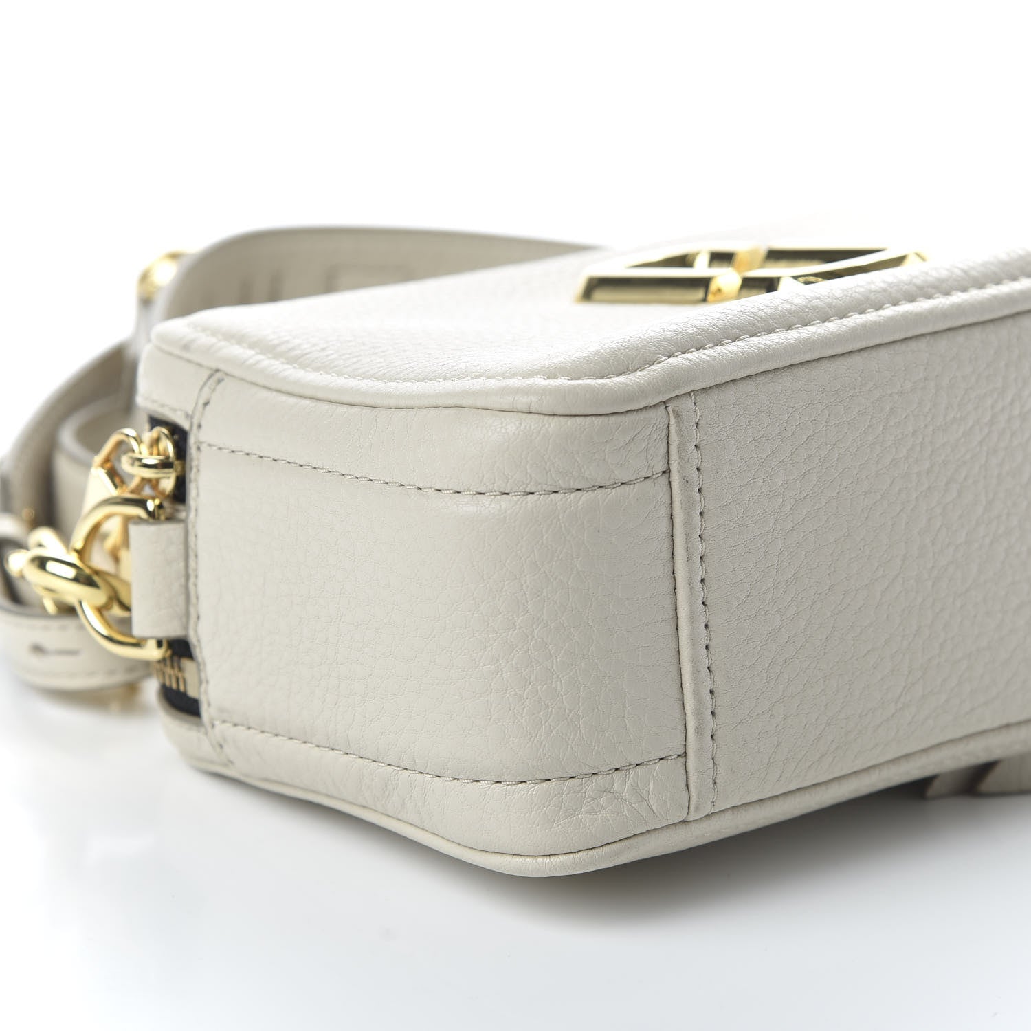 Marc Jacobs Supple Natural Grain Calfskin The Softshot 21 Cream 6 of 9