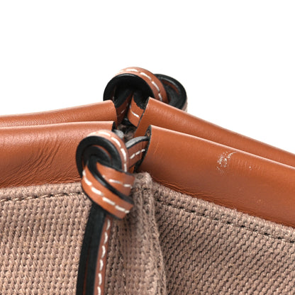 Loewe Canvas Calfskin Cushion Tote Taupe 10 of 10