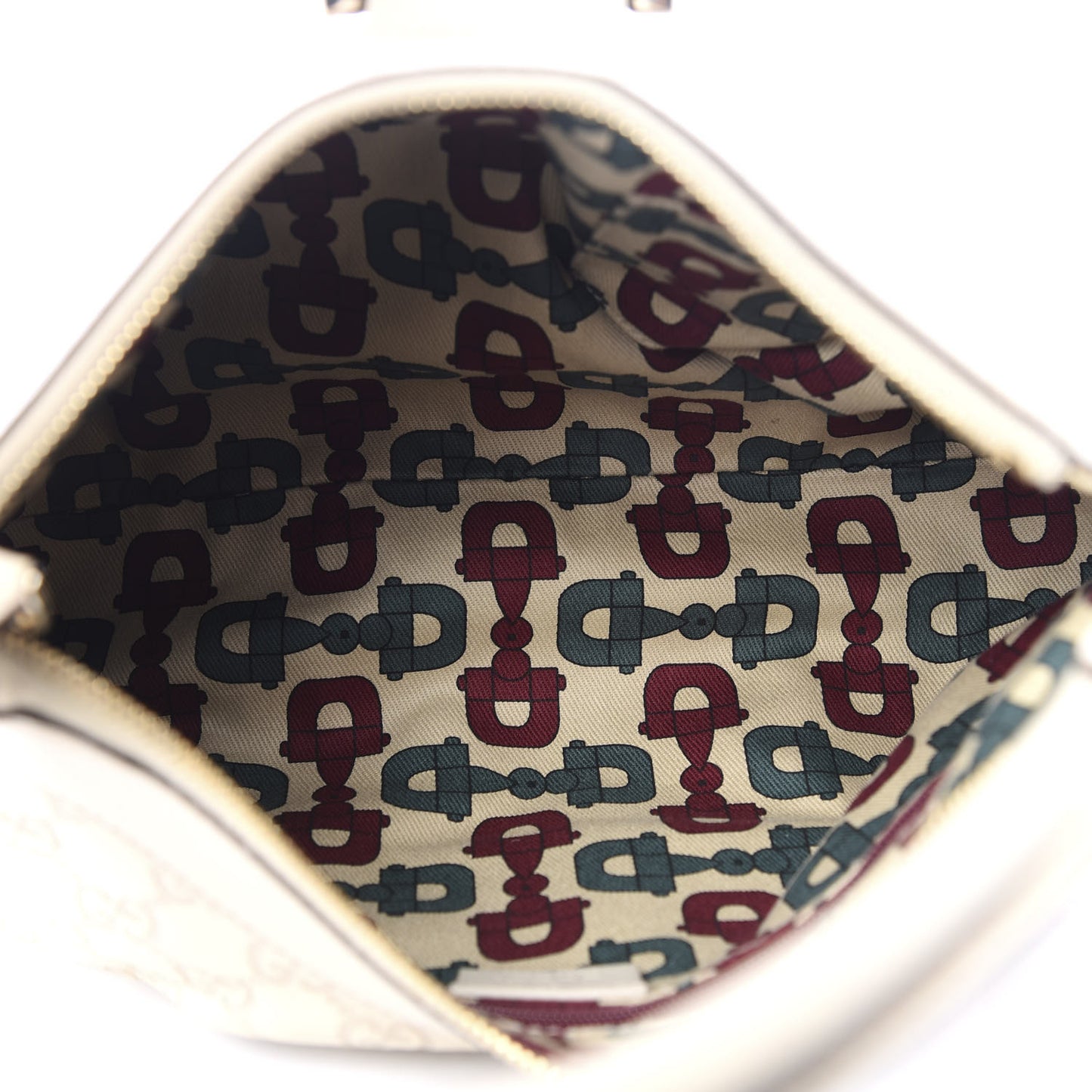 Guccissima Medium D Gold Hobo Off White