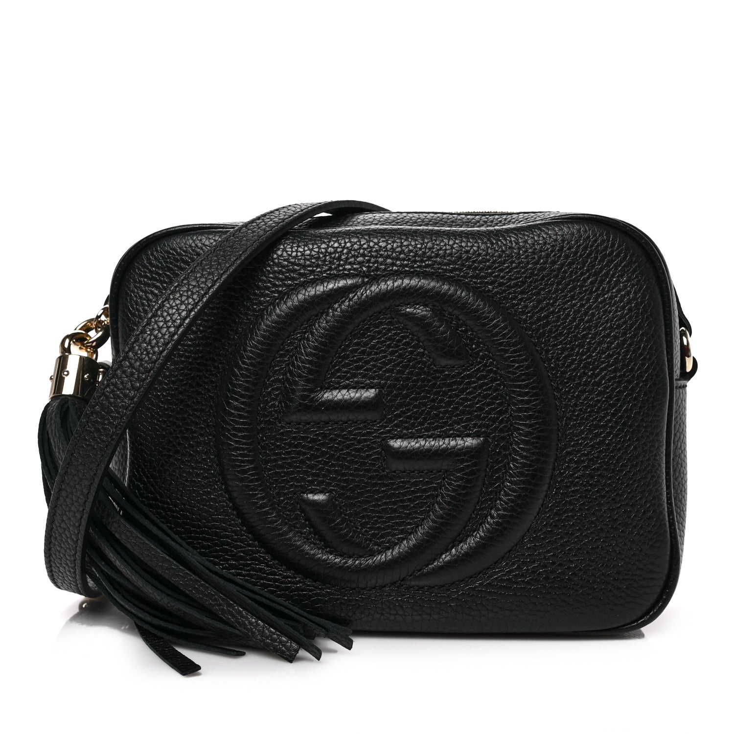 Gucci Pebbled Calfskin Small Soho Disco Bag Black 1 of 8