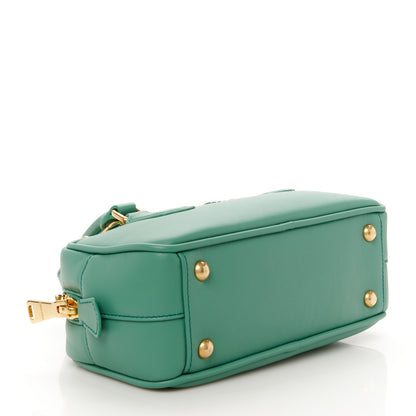 Miu Miu Calfskin Regular Arcadie Top Handle Bag Salvia 4 of 9
