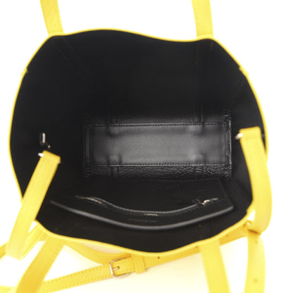Balenciaga Smooth Calfskin Logo XXS Everyday Tote Jaune Soleil Black 6 of 10