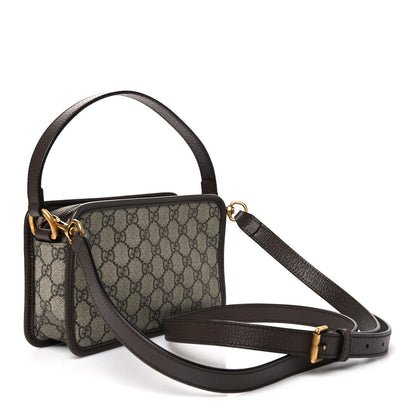 Gucci GG Supreme Monogram Web Ophidia Crossbody Bag Beige New Acero 3 of 10