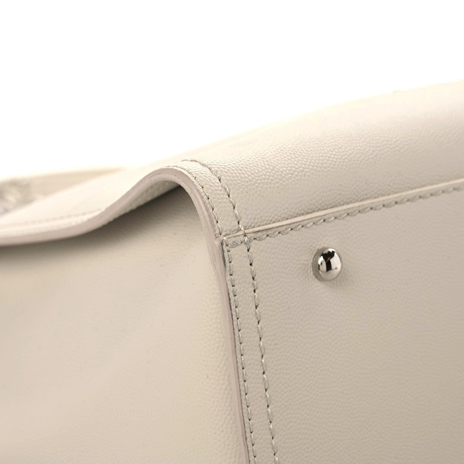 Chanel Caviar Small Studded Deauville Tote Ivory 11 of 22
