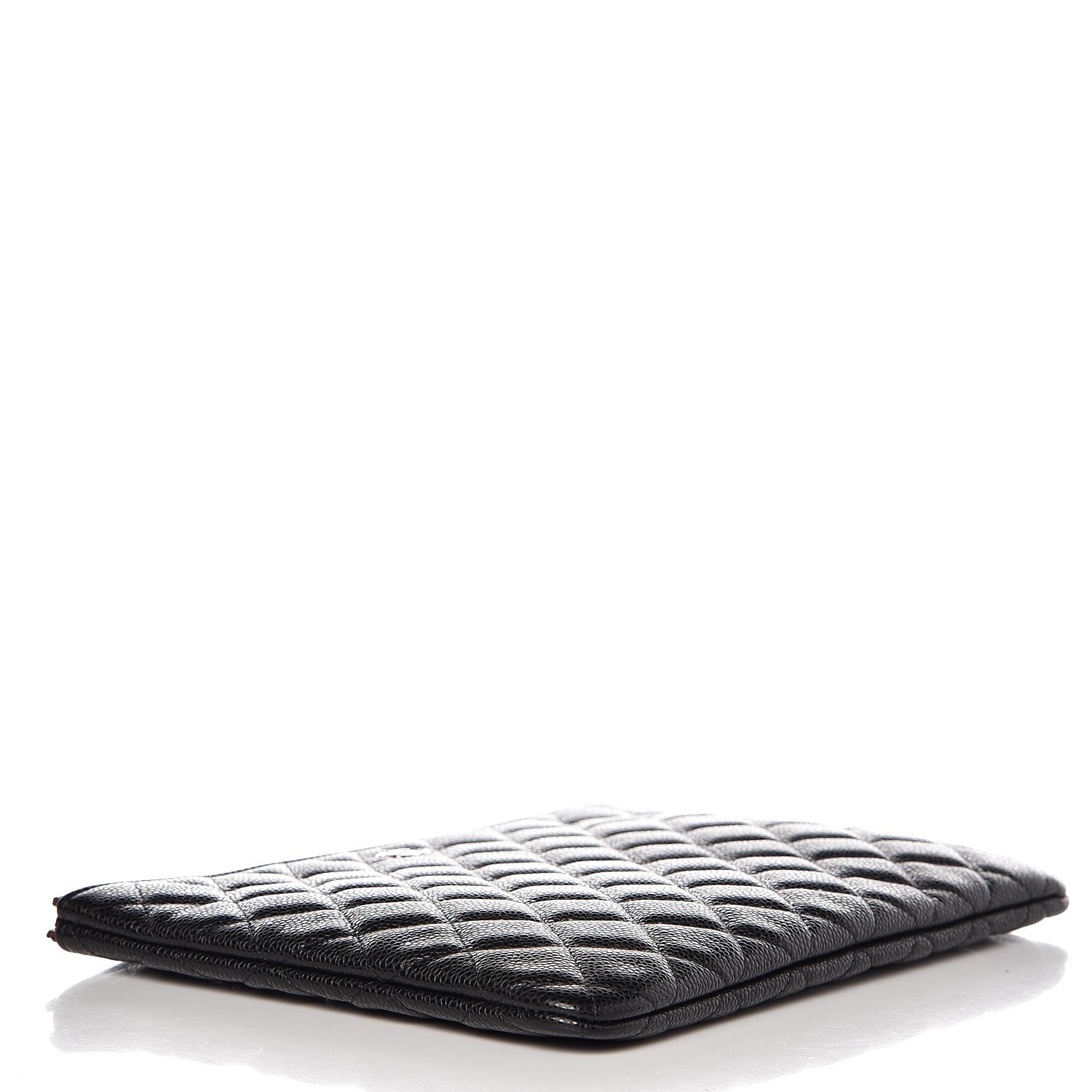 Chanel Caviar Quilted Medium Cosmetic Case Black 4 of 8
