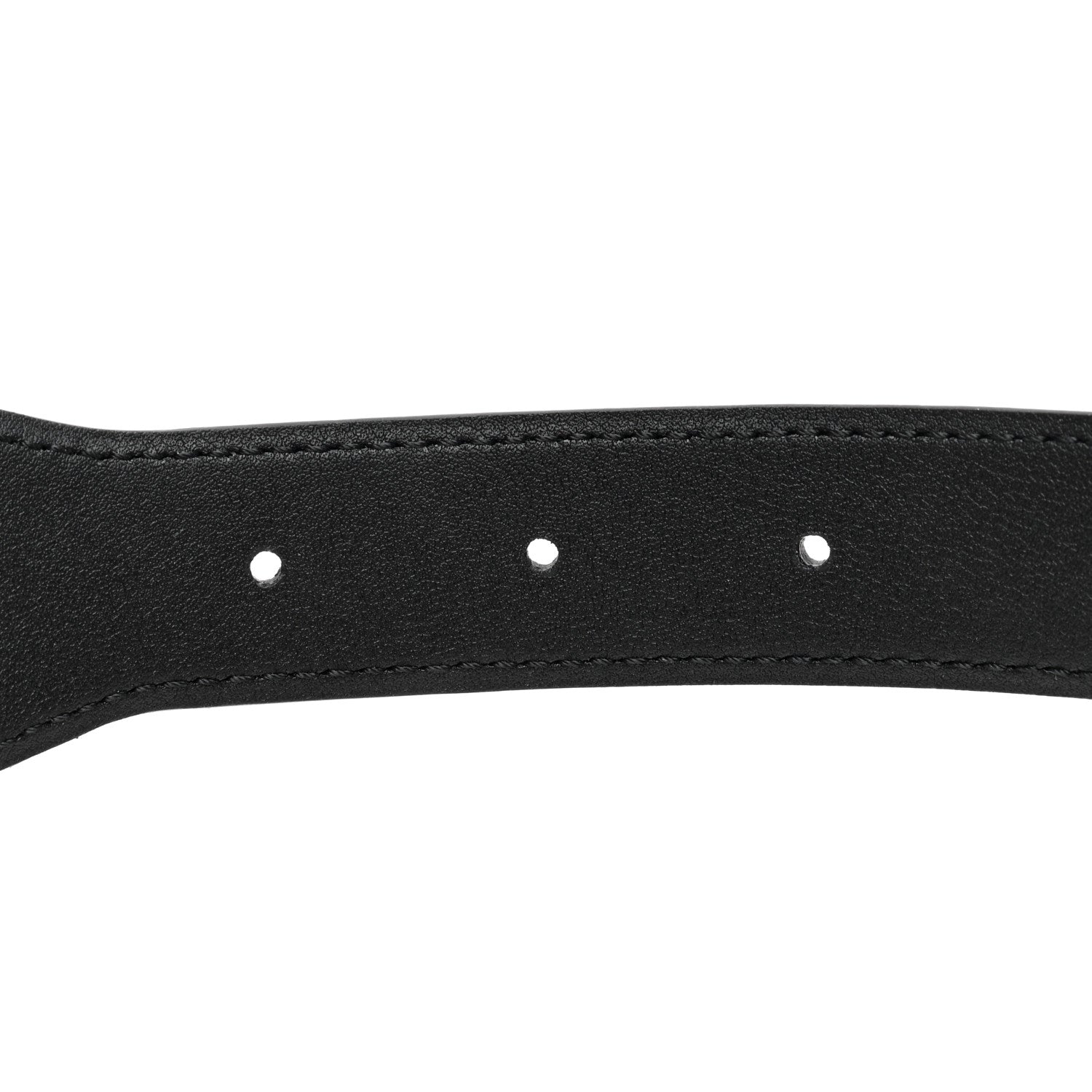 Gucci Efesto Leather Horsebit 25mm Belt 90 36 Black 4 of 4