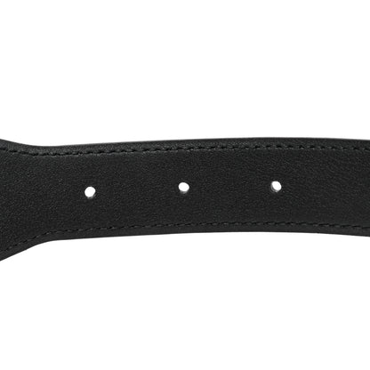 Gucci Efesto Leather Horsebit 25mm Belt 90 36 Black 4 of 4