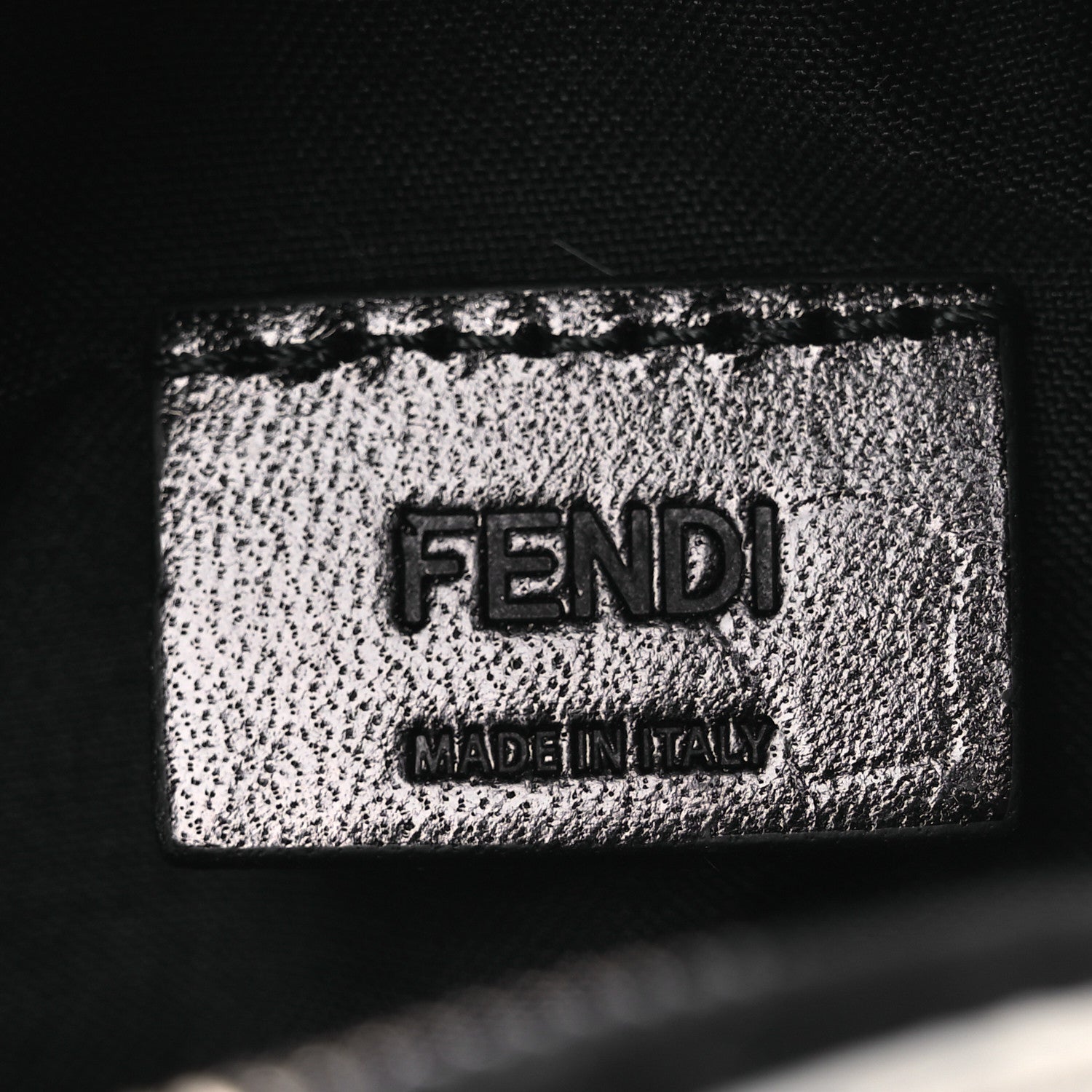 Fendi Nylon Cuoio Romano Nutria Fox Fur Monster Eyes Mini Backpack Charm Blue Black Multicolor 5 of 7