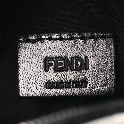 Fendi Nylon Cuoio Romano Nutria Fox Fur Monster Eyes Mini Backpack Charm Blue Black Multicolor 5 of 7
