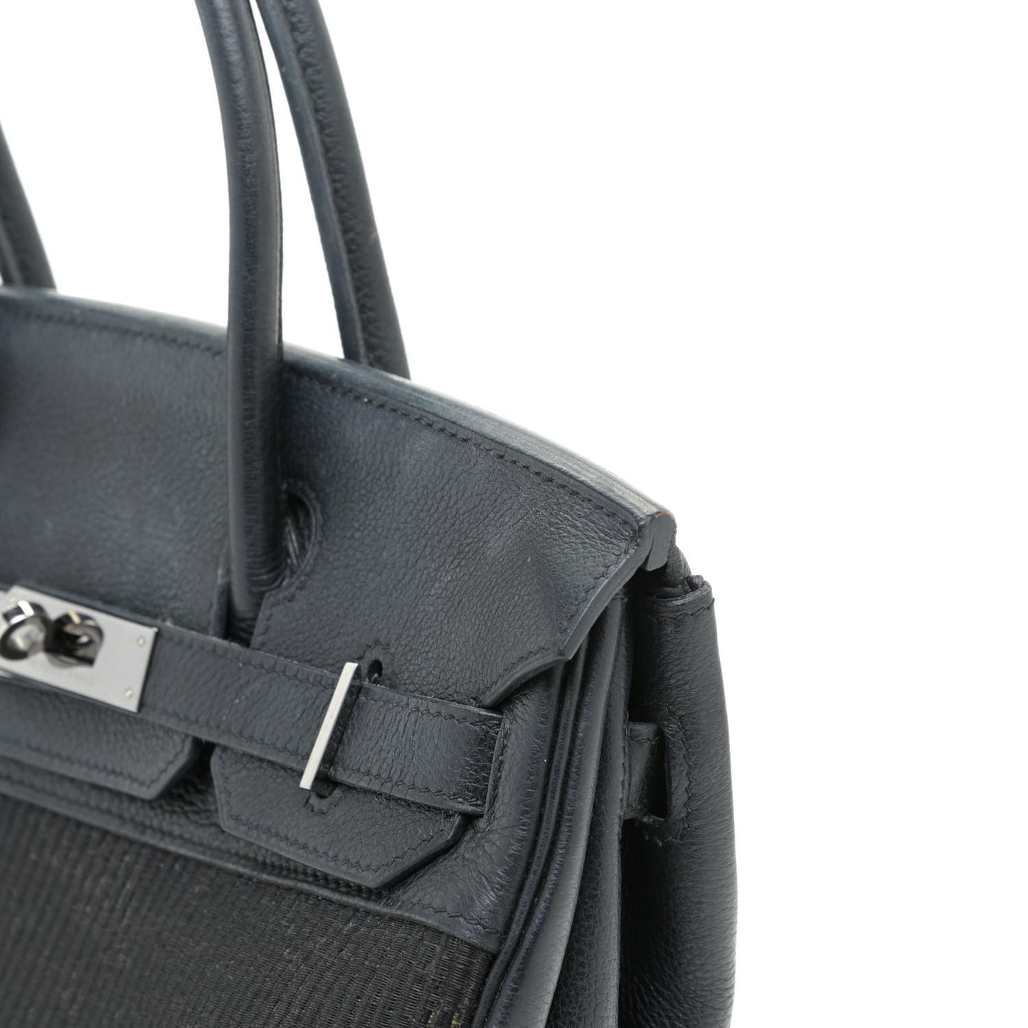 Taurillon Clemence Crinoline Birkin 30 Black