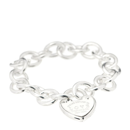 Tiffany Sterling Silver Return to Tiffany Love Lock Bracelet 1 of 5