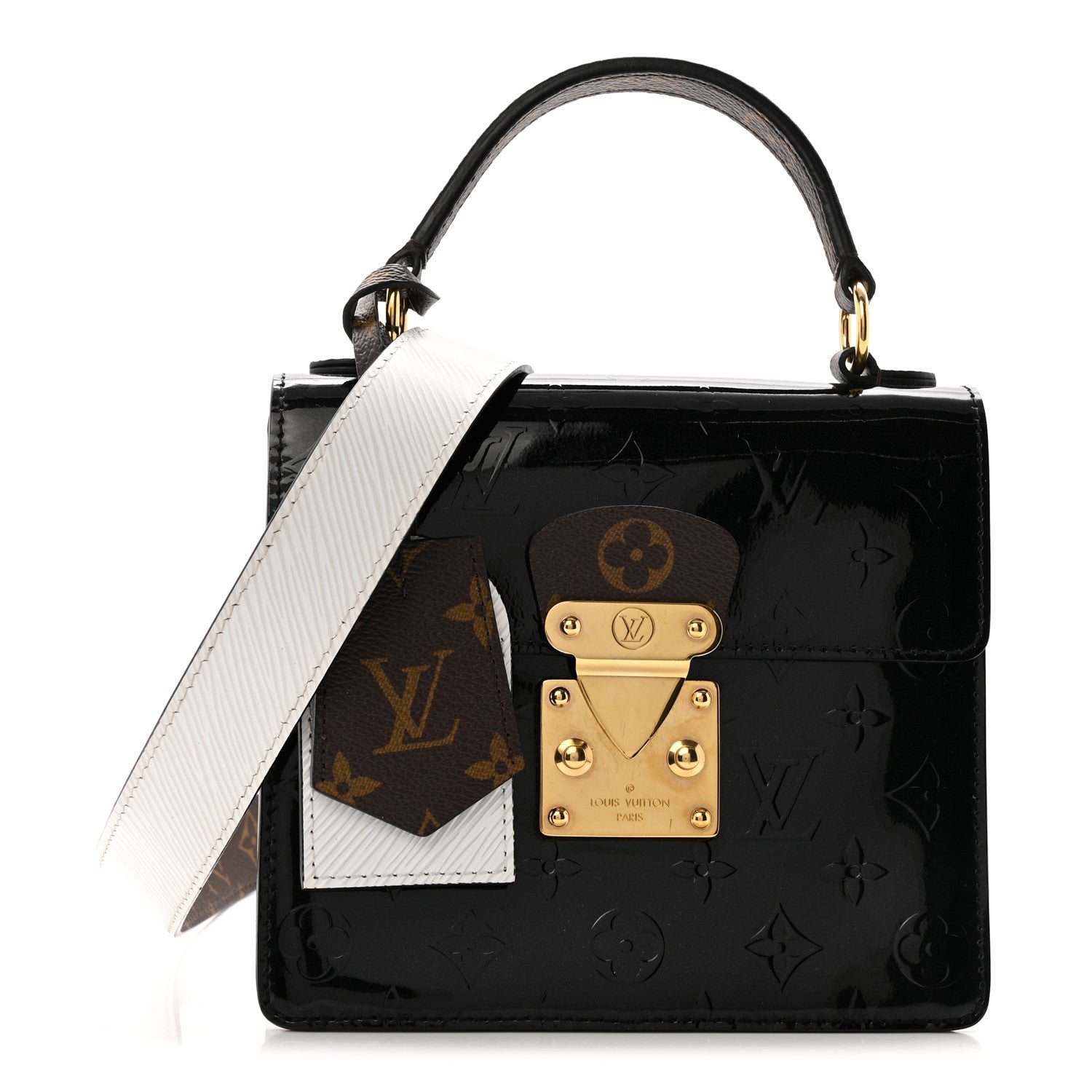 Louis Vuitton Vernis Epi Monogram Spring Street Black 1 of 14