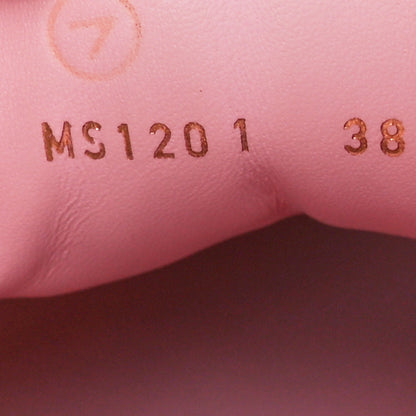 Louis Vuitton Calfskin Time Out Bow Sneakers 38 White Pink 9 of 9